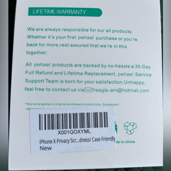 iPhone X Screen Protector Glass - Picture 6 of 9